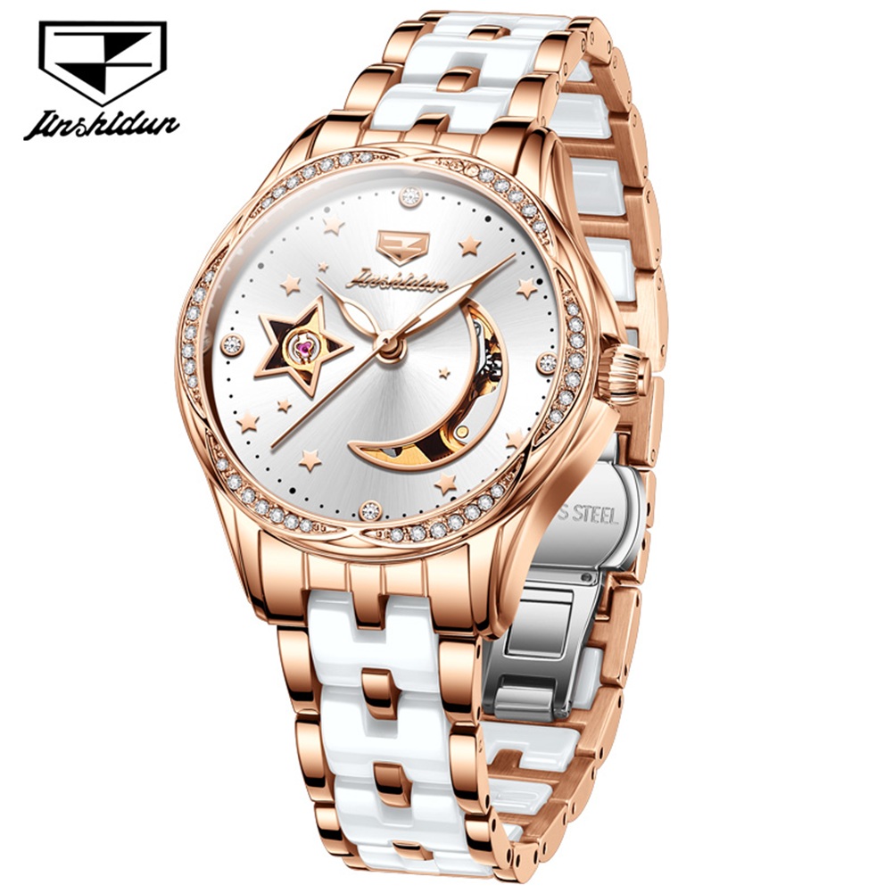 Luxury Ceramic Watch - JSDUN Orologi da donna Lusso Elegante