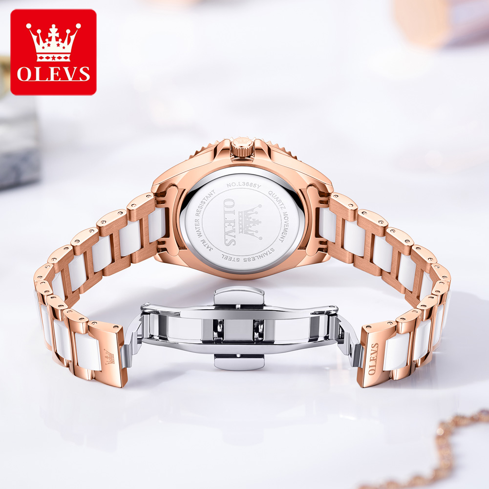OLEVS 3685 Orologio di Lusso d - Luxury Ceramic Watch recensione e prezzo