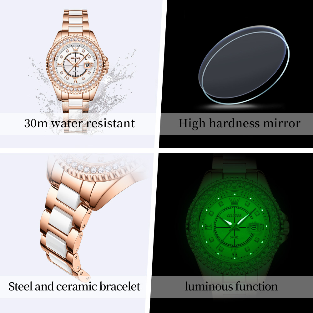 OLEVS 3685 Orologio di Lusso d - Luxury Ceramic Watch recensione e prezzo