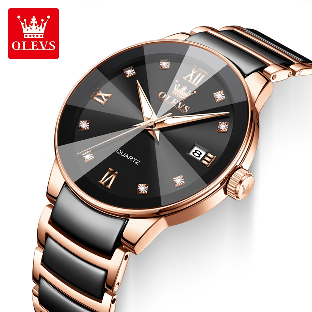 OLEVS 7114 Orologio al Quarzo  - Luxury Ceramic Watch recensione e prezzo