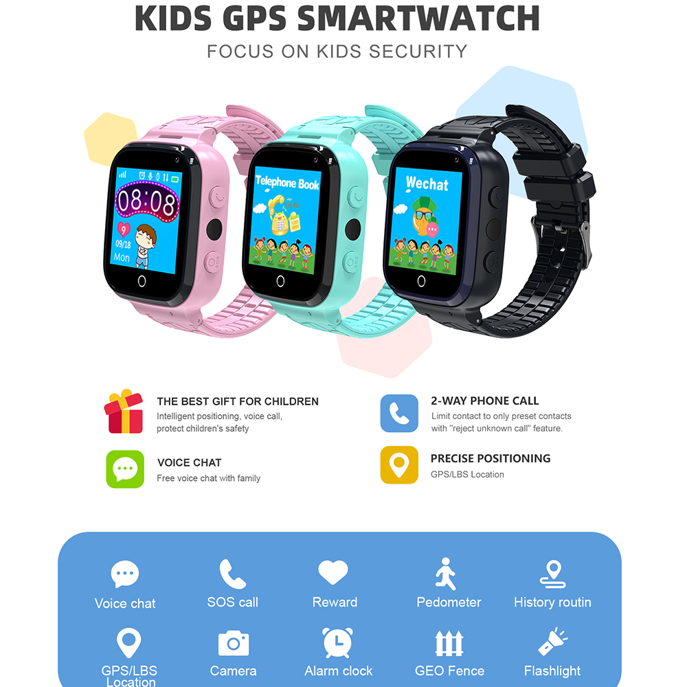 Nuovi bambini Smart Watch GPS  - Smartwatch Watches For Kids With Gps recensione e prezzo
