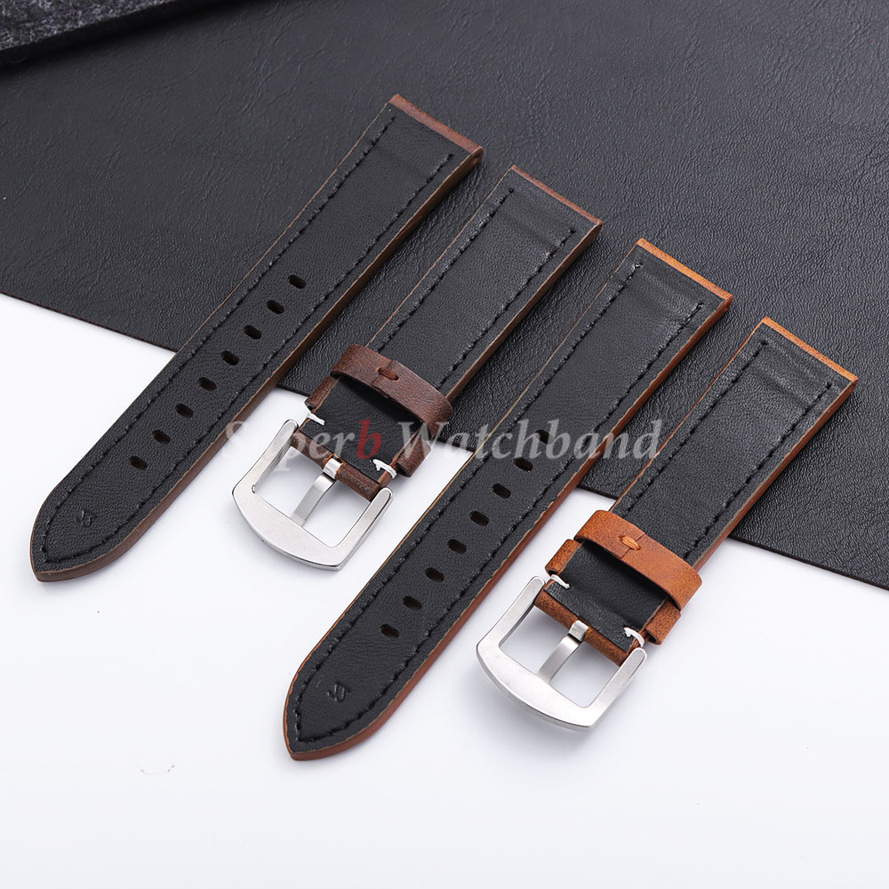 20mm 22mm PU cinturino in pell - Smartwatch Vintage Watches For Men recensione e prezzo