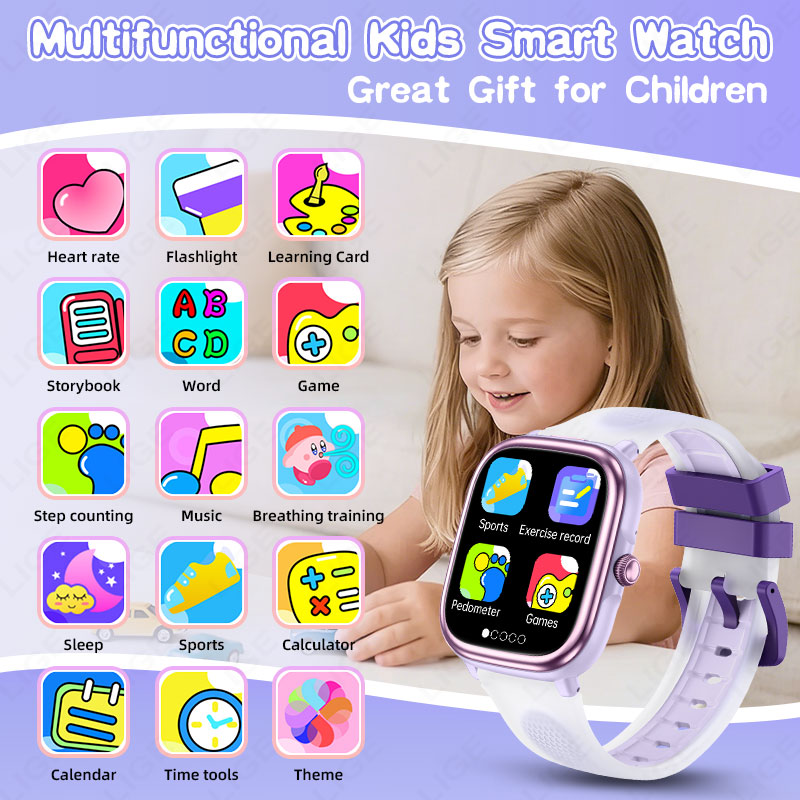LIGE 2026 Nuovo Smartwatch Edu - Smartwatch Watches For Kid Boy Waterproof recensione e prezzo