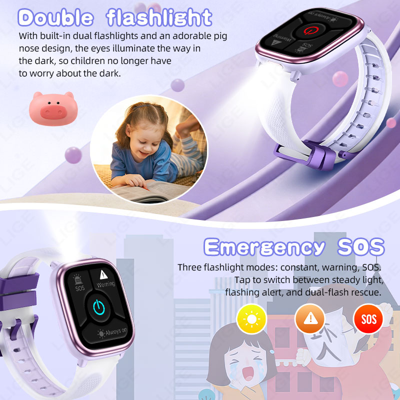LIGE 2026 Nuovo Smartwatch Edu - Smartwatch Watches For Kid Boy Waterproof recensione e prezzo