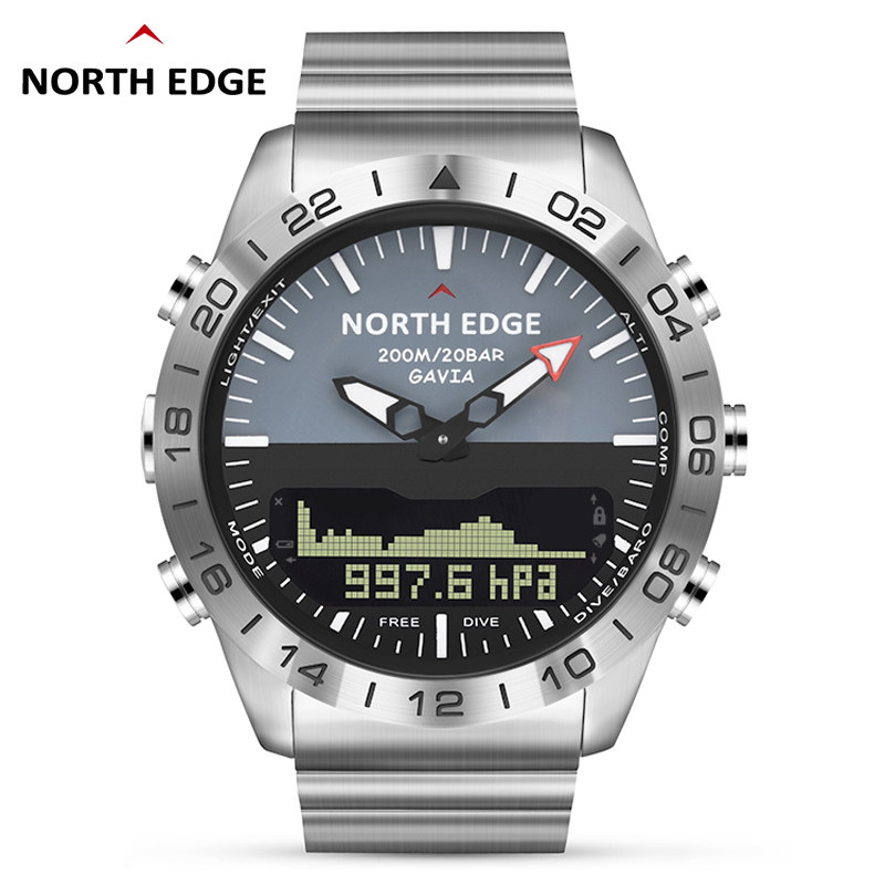 NORTH EDGE Orologio subacqueo  - Smartwatch Army Watches For Men recensione e prezzo