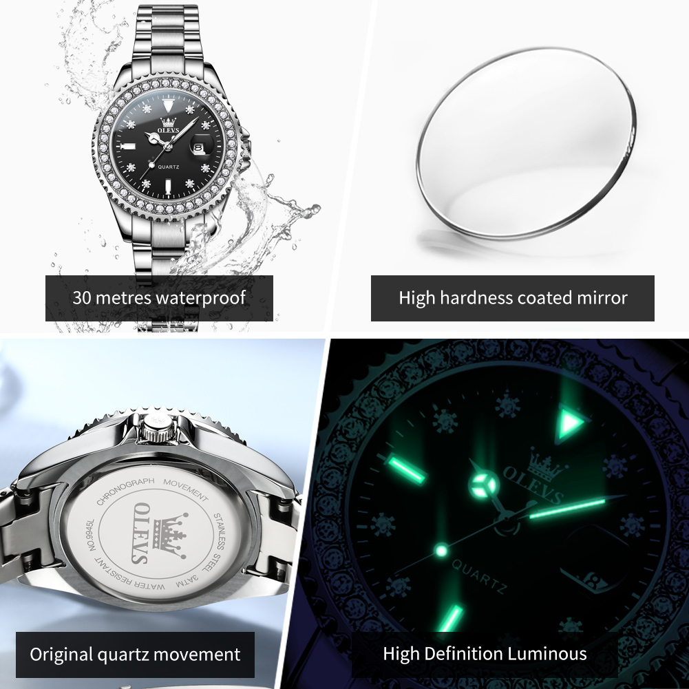 OLEVS Orologio al quarzo di ma - Luxury Ceramic Watch recensione e prezzo