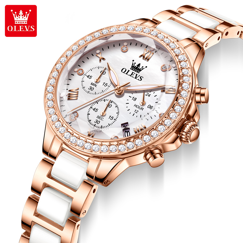 OLEVS 9999 Orologio al quarzo  - Luxury Ceramic Watch recensione e prezzo