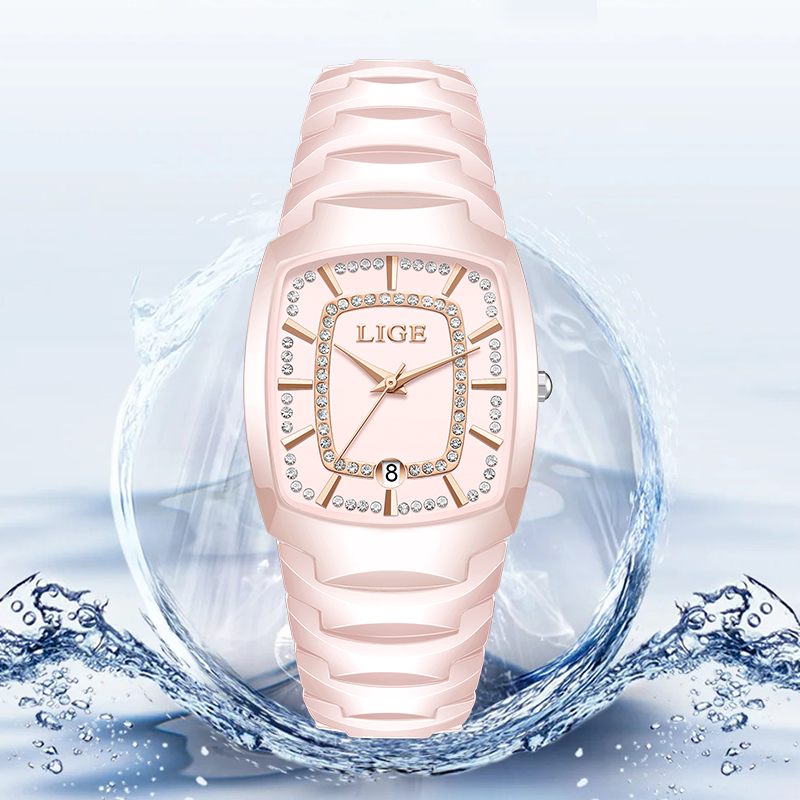 LIGE Orologi al Quarzo Elegant - Luxury Ceramic Watch recensione e prezzo