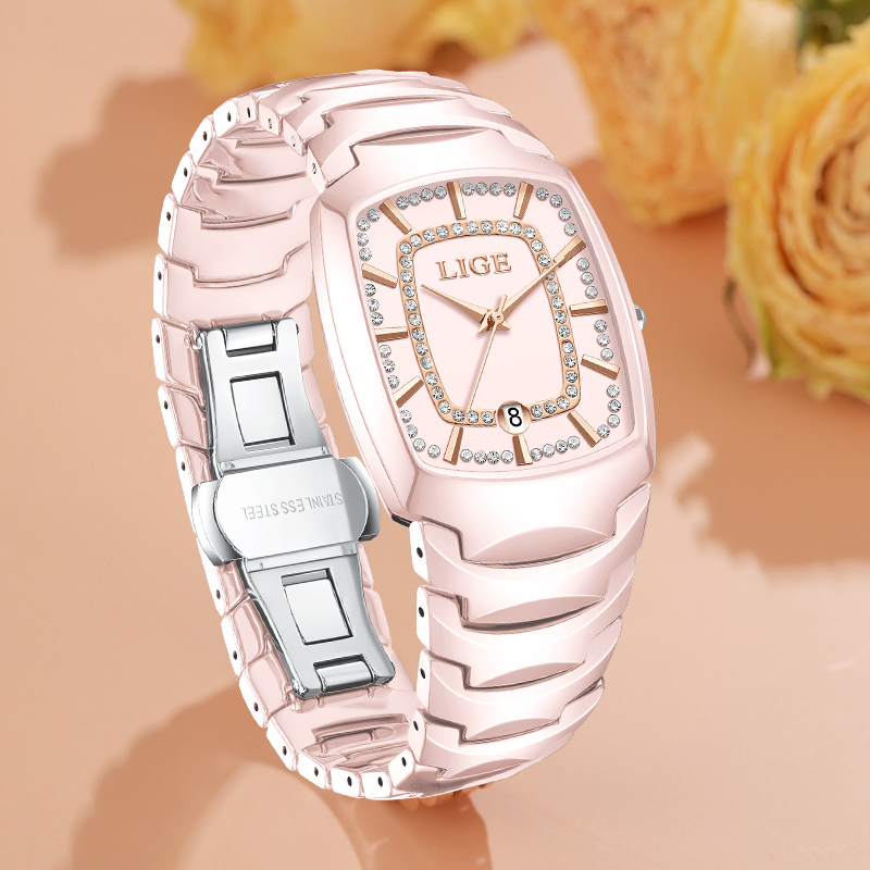 LIGE Orologi al Quarzo Elegant - Luxury Ceramic Watch recensione e prezzo