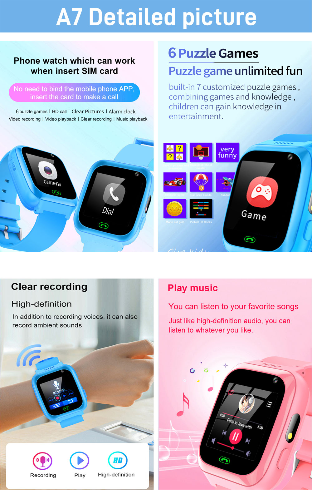 2G 4G Smart Watch per bambini  - Smartwatch Watches For Kid Boy Waterproof recensione e prezzo