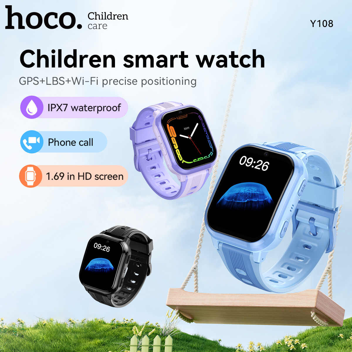 HOCO Y108 Smartwatch per bambi - Smartwatch Watches For Kid Boy Waterproof recensione e prezzo