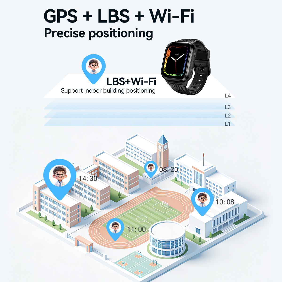 HOCO Y108 Smartwatch per bambi - Smartwatch Watches For Kid Boy Waterproof recensione e prezzo