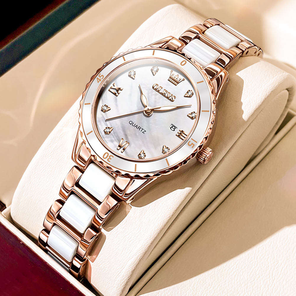 OLEVS Orologio da Polso al Qua - Luxury Ceramic Watch recensione e prezzo