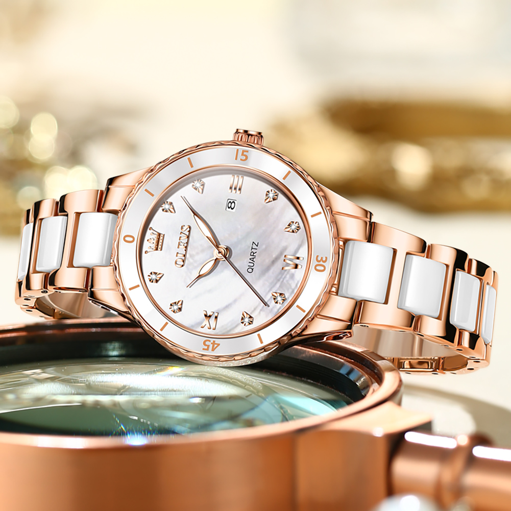OLEVS Orologio da Polso al Qua - Luxury Ceramic Watch recensione e prezzo